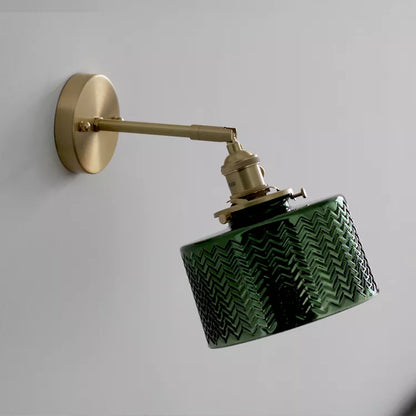 Magna Green Glass Wall Lamp