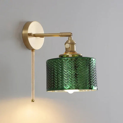 Magna Green Glass Wall Lamp