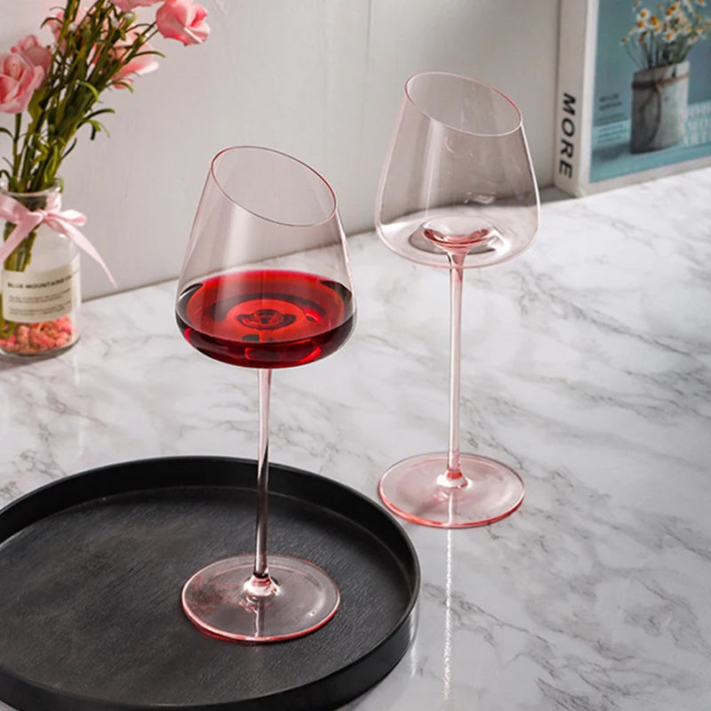 Krista Pink Wine Glass 500ml